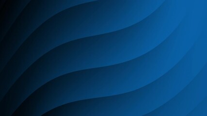 Poster - Abstract blue wavy lines create a smooth gradient pattern, forming a modern and elegant background, Abstract texture Gradient motion Background animation.