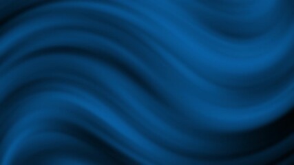 Poster - Wavy blue abstract background with smooth gradient blending and dynamic flowing lines, Abstract texture Gradient motion Background animation.
