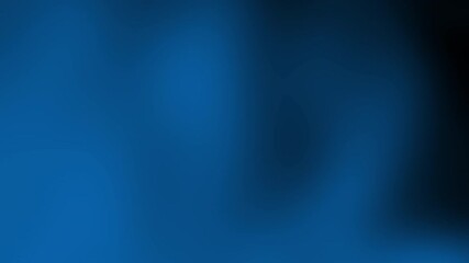 Poster - A smooth abstract blue and black gradient background with a soft blurred effect, Abstract texture Gradient motion Background animation.