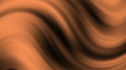 Poster - Soft, wavy brown and black abstract lines create a smooth, flowing background with a gentle gradient effect, Abstract texture Gradient motion Background animation.