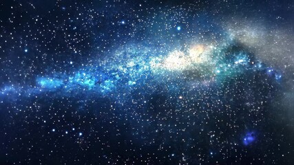 Wall Mural - stunning view of the milky way galaxy filled with stars and cosmic beauty in a starry night sky, cap