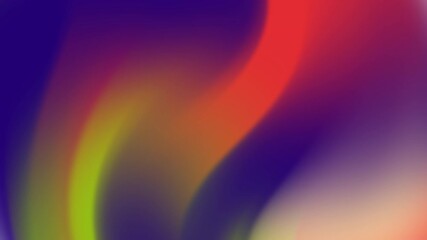 Poster - Abstract Colorful Fluid Motion with Vibrant Waves and Swirls