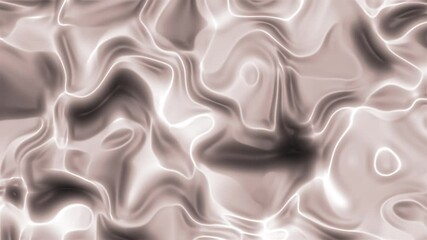 Poster - Abstract Fluid Pattern with Marbled Texture in Soft Neutral Tones