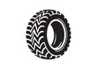 © Bismillah - Tire Icon, Tire Silhouette of Black Vector