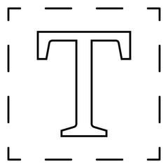 Poster - type graphic design write icon