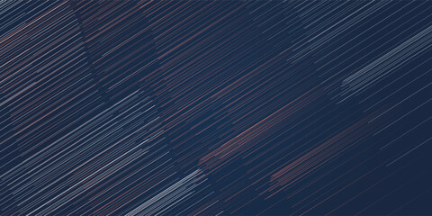 Poster - A sleek dark blue abstract background with wave lines and smooth gradients. The dynamic design and subtle transitions create a visually appealing and versatile backdrop for various creative projects.