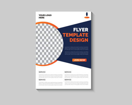 Corporate creative colorful business flyer template design, abstract business flyer, vector template design 