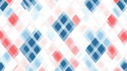 Aufkleber - Modern textile pattern design with geometric shapes and pastel tones
