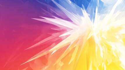 Aufkleber - Abstract Burst of Color, A Dynamic Spectrum of Light and Motion Design