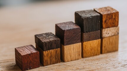 Poster - Business scalability icon concept featuring expanding blocks representing organizational growth and increased capacity