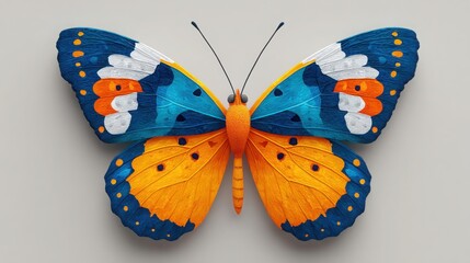 Poster - Business transformation icon concept depicting a butterfly symbolizing change and evolution in corporate strategy