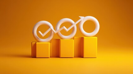 Poster - Consensus trade monitor icon concept featuring group-backed trading strategies for enhanced market collaboration