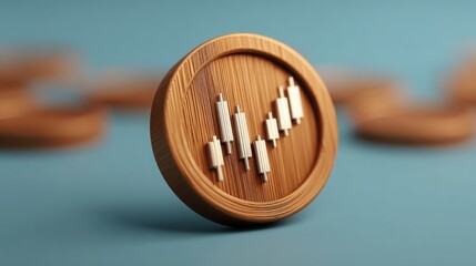 Poster - Consensus trade monitor icon concept featuring group-backed trading strategies for enhanced market collaboration