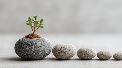 Poster - scalable campaign seed icon concept growth from simplicity in business strategy and marketing develo