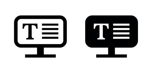 Poster - Blog Icon. blog post symbol. blogging for social media, online post, website, news channel etc . blog png and vector illustration on transparent background.