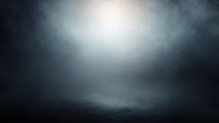 Poster - Plain dark grey background with soft light center glow, no design, perfect for text