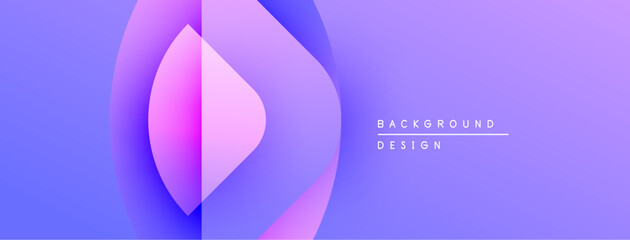 Poster - Abstract gradient background. Soft purple, blue hues blend. Minimalist design with text elements present. Modern aesthetic.