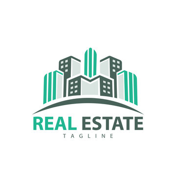 Real Estate Vector Logo Design And logo icon vector design. Rent, sale of real estate vector logo, real estate auction. Vector building logo.