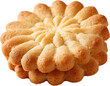 © FreeJin - flower butter cookies isolated on transparent and white background.
