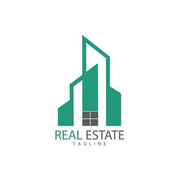 Real Estate Vector Logo Design And logo icon vector design. Rent, sale of real estate vector logo, real estate auction. Vector building logo.