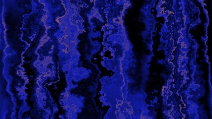 Poster -  Abstract grungy blue background with colorful wave pattern and bright decorative design
