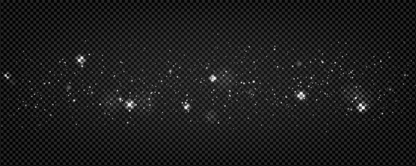 Aufkleber - Glowing stars transparent background vector space sparkling light night sky cosmic effect fantasy dreamy digital illustration twinkle create magical atmosphere with glowing stars transparent