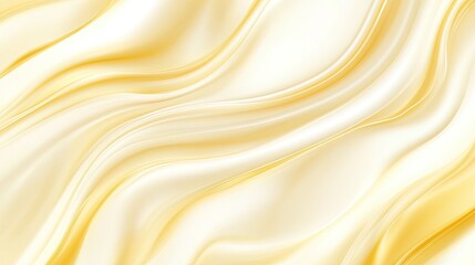 Poster - Soft Flowing Fabric Texture in Subtle Cream and Gold Hues
