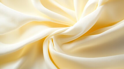 Poster - Soft Yellow Fabric Texture for Background and Textile Design