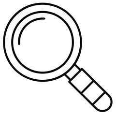 Poster - Search icon increase illustration line icon set isolated on white background