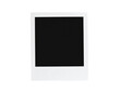 © TransPicHub - Square instant photo frame with a white border and empty black center.