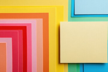 Aufkleber - Vibrant Sticker Shop Packaging With Colorful Sheets in a Creative Workspace Ready for Organization