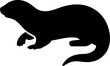 © Emran Hossain - otter silhouette vector illustration