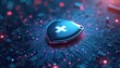 © Maryna - Cybersecurity shield protects medical data on circuit board. Digital health care system protects patient information, medical records, online access. Safety, security, data protection tech for