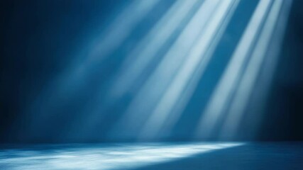 Poster - A bright light illuminates a dark room, providing hope and warmth