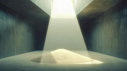 Poster - A sandy mound in a room setting, suitable for use as a decorative element or props in various scenes