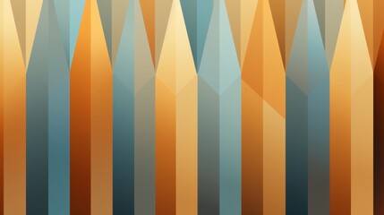 Poster - Abstract background featuring geometric shapes in vibrant autumn colors and designs