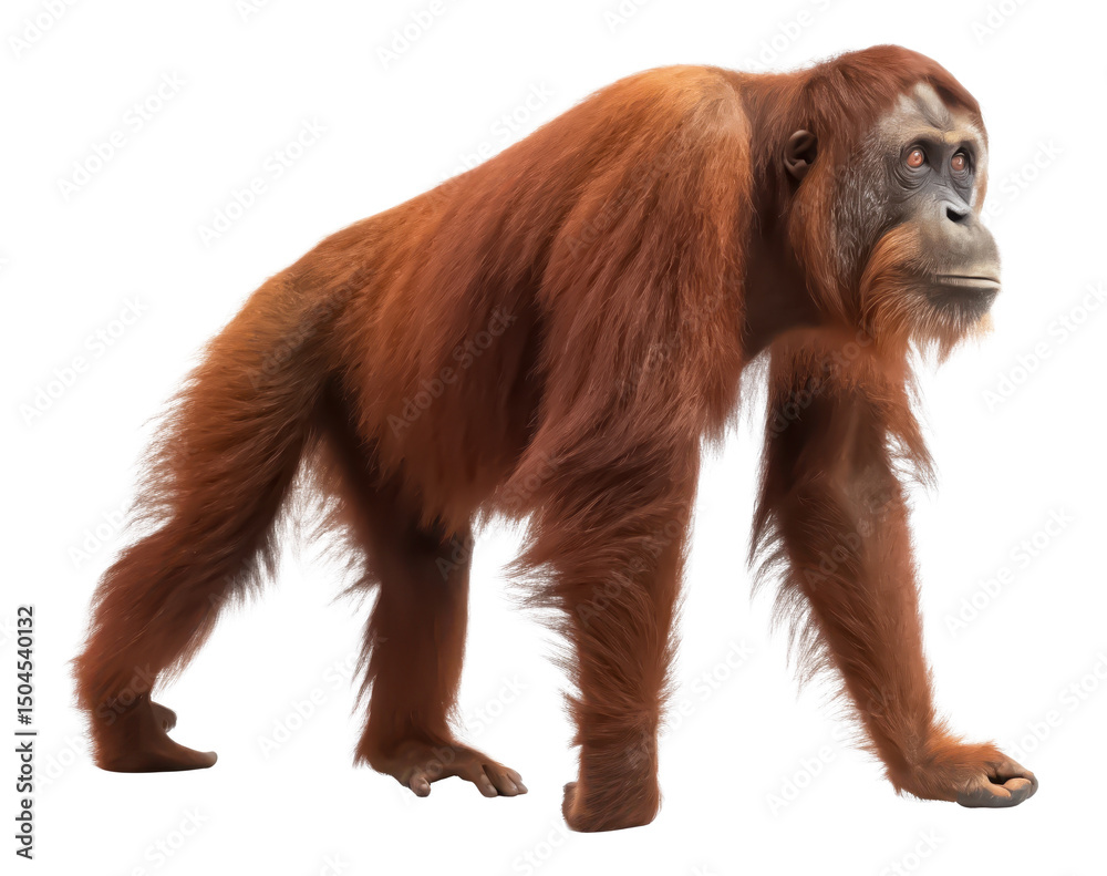 orangutan png wild ape png jungle animal png primate png endangered ...