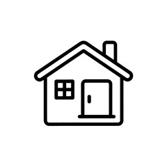 Aufkleber - Home icon for apps and websites, House icon sign, Main page icon