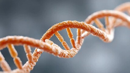 Poster - DNA Strand: A close-up shot of a DNA strand, showing its intricate double helix structure, representing the building block of life and the marvels of science.