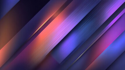 Poster - Abstract Diagonal Gradient Background Modern Purple Blue Pink Orange Lines Texture Design Digital Art Graphic Illustration for Website Banner Presentation Wallpaper Template Dark  