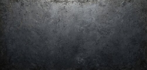 Poster - Close-up view dark cast iron plate with rough, rusty metal texture. Industrial background. Metallic surface with abstract, grunge style. Perfect for backgrounds, design projects.