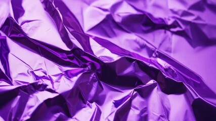 Poster - A close-up shot of a purple foil sheet with a textured surface