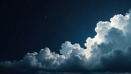 wispy white clouds drift across a deep black canvas , overlay, ethereal, fluffy
