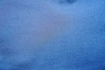 Poster - Elegant, smooth and vibrant blue fabric texture. Perfect for backgrounds, textiles and designs. A visually appealing close-up offers depth and versatile use for various creative projects.