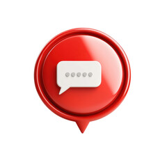 Aufkleber - A message notification icon implying someone is typing in a new on transparent background