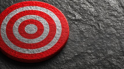 Poster - Dynamic goal management icon representing a dart with multiple project paths symbolizing strategic planning