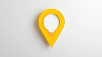 Poster - innovative opportunity map conceptual icon illustrating idea sources and pathways for creative solut