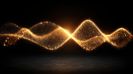 Poster - quantum enhanced golden zone noise filter icon concept showcasing advanced techniques for signal pro