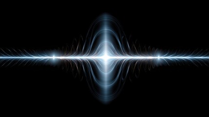 Poster - quantum enhanced harmonic wave prediction engine icon concept representing advanced techniques for w