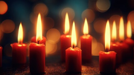 Poster - real-time fibonacci to candle sentiment analyzer icon concept illustrating market sentiment tracking